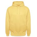 Sweat-shirt à capuche unisexe - jaune citron