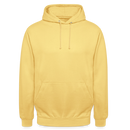 Sweat-shirt à capuche unisexe - jaune citron