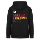 Sweat à capuche  MIND - noir