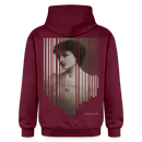 BLACK ILLUSTRATION - maroon