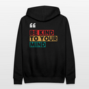 Sweat à capuche  MIND - noir