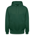 Sweat-shirt à capuche unisexe - vert bouteille