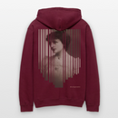 BLACK ILLUSTRATION - maroon