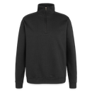 Sweat à zip 1/4 Basique - noir
