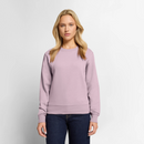 Sweat ras-du-cou Premium Femme - rose poudré
