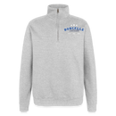 Sweat à zip 1/4 - gris chiné