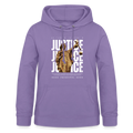 Sweat à capuche Justice - lavande