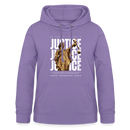 Sweat à capuche Justice - lavande