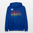 Sweat à capuche  MIND - bleu royal