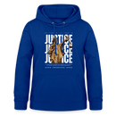 Sweat à capuche Justice - bleu royal