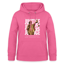 Sweat à capuche Justice - rose