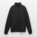 Sweat à zip 1/4 Basique - noir