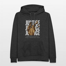Sweat à capuche Justice - charbon