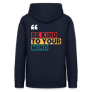 Sweat à capuche  MIND - marine