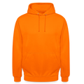 Sweat-shirt à capuche unisexe - orange