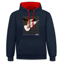 DEEP PEACE - bleu marine/rouge