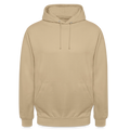 Sweat-shirt à capuche unisexe - beige