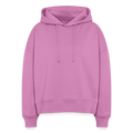 Sweat à capuche bio Nora coupe boxy - rose