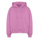 Sweat à capuche bio Nora coupe boxy - rose