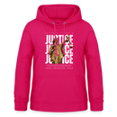 Sweat à capuche Justice - rubis