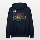 Sweat à capuche  MIND - marine