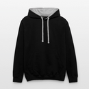 Sweat-shirt contraste - noir/gris chiné